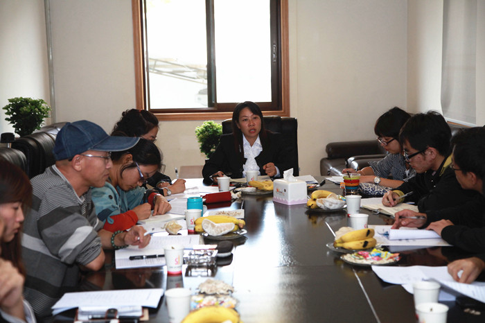 公司黨委副書記、紀委書記吳倩總結(jié)發(fā)言